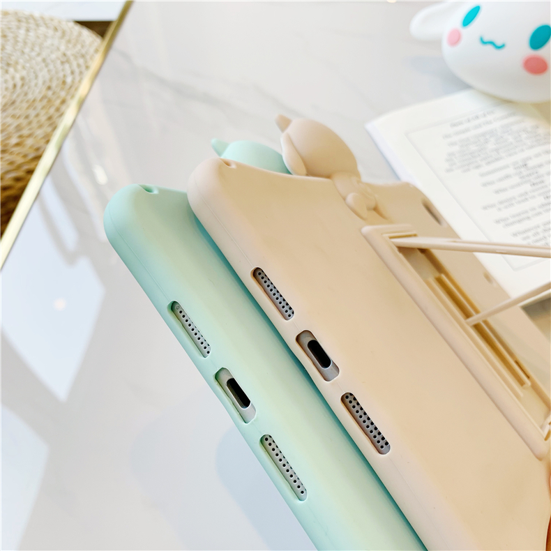 เคสซิลิโคนการ์ตูนชินนามอนโรล (ใส่ปากกาได้) - เคสไอแพดมินิ 1/2/3