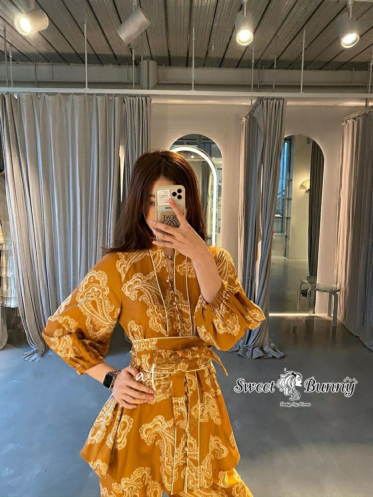 เสื้อคอจีนกระดุมหน้า สาบหน้าเย็บตะเข็บยาว