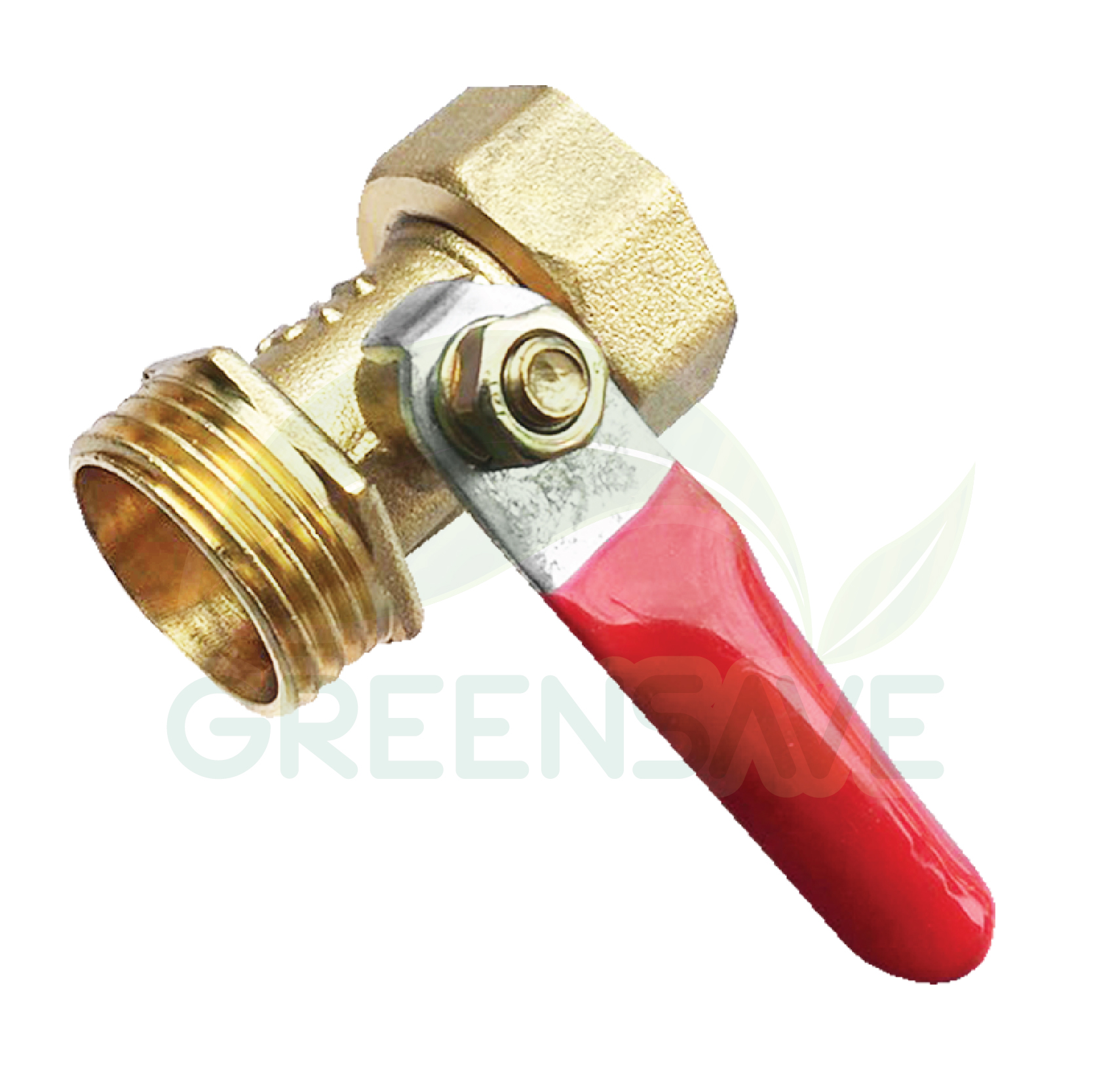 มินิบอลวาล์ว ทองเหลือง เกลียวนอกและเกลียวใน 1/2 (4หุน)