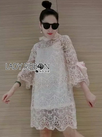 เดรสลูกไม้สไตล์โมเดิร์นวินเทจ