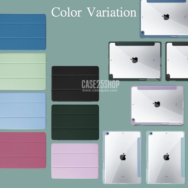 Smart Case Shockprrof หลังใส (มีที่เก็บปากกา) - เคส iPad Pro 11" Gen 3/4 (2021/2022)