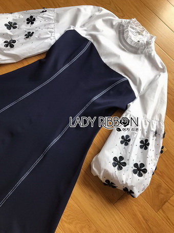 Bishop Sleeve Cotton Dress