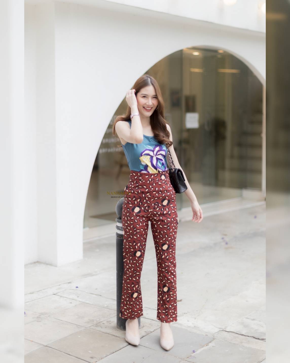 เสื้อสวมได้เลยนะคะ กางเกงมีกระเป๋าข้าง