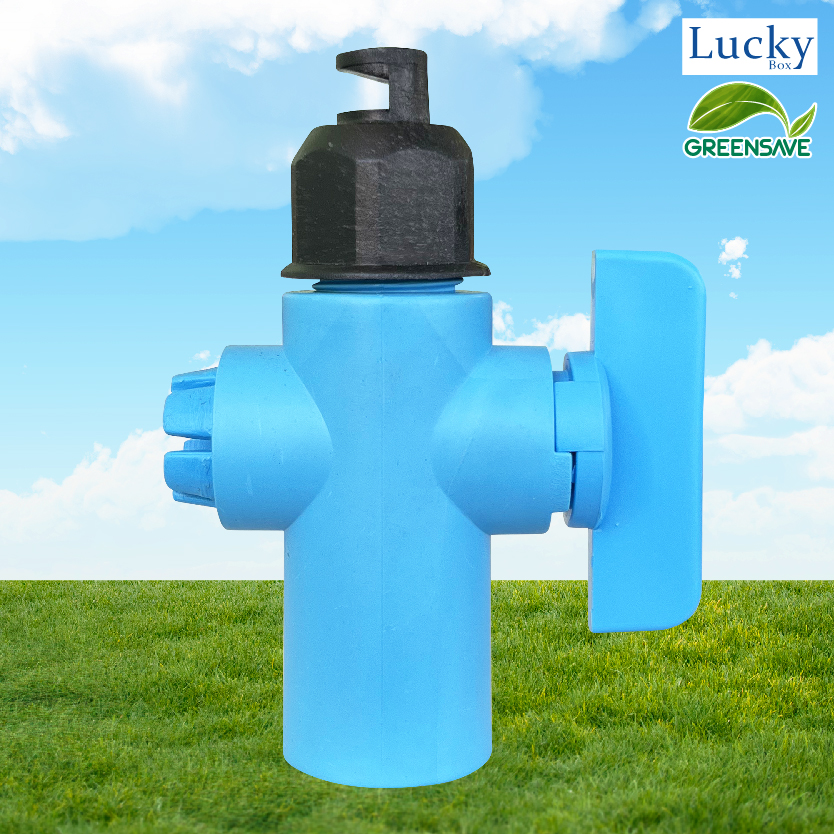 [แพ็ค 5 ชิ้น] สปริงเกอร์ หัวฉีดด้านเดียว (หัวงูเห่า) พร้อมวาล์วเปิด-ปิด จ่ายน้ำ 180 องศา อัตราการไหล 440 ลิตร/ชม.