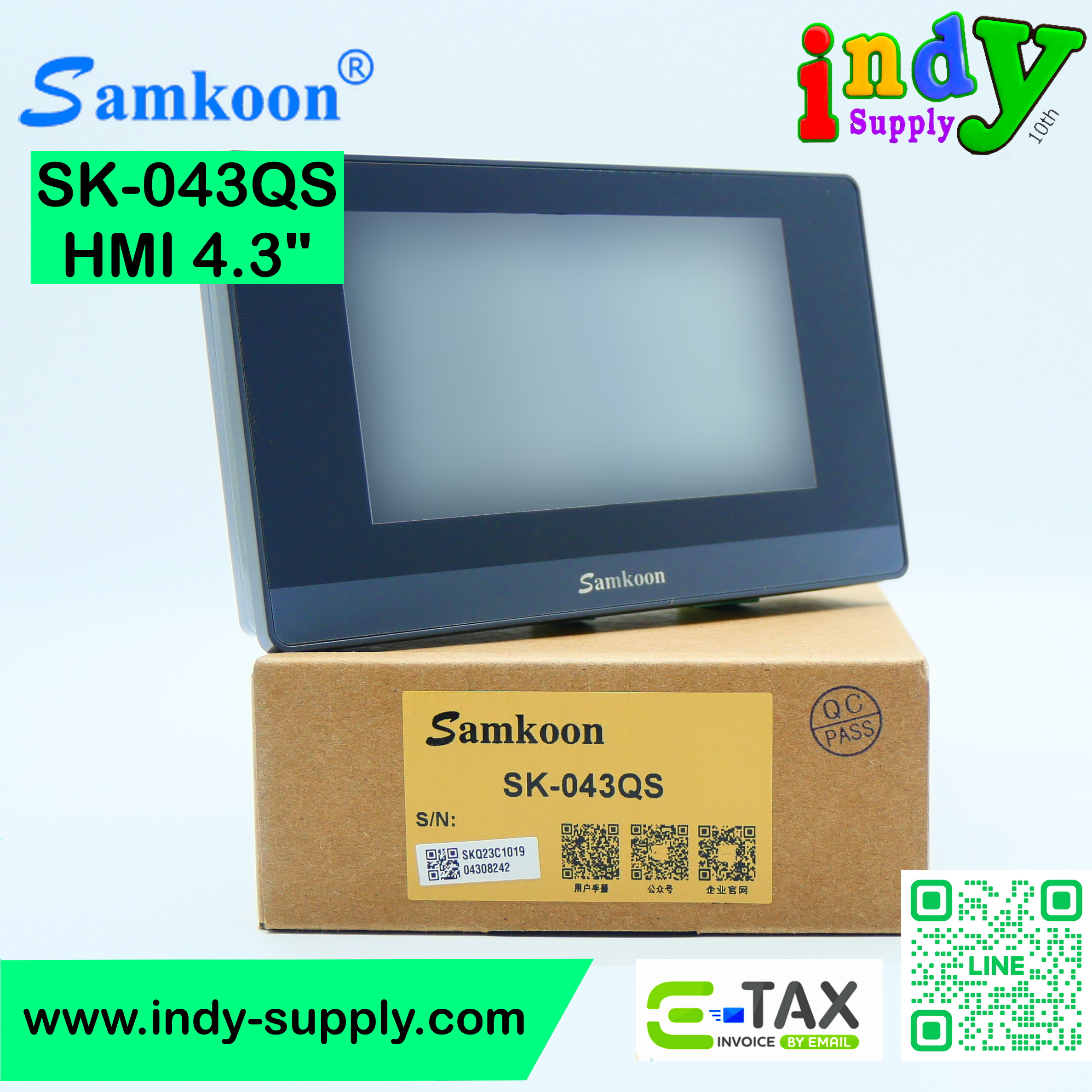 SAMKOON SK-043QS HMI 4.3" (Ethernet)