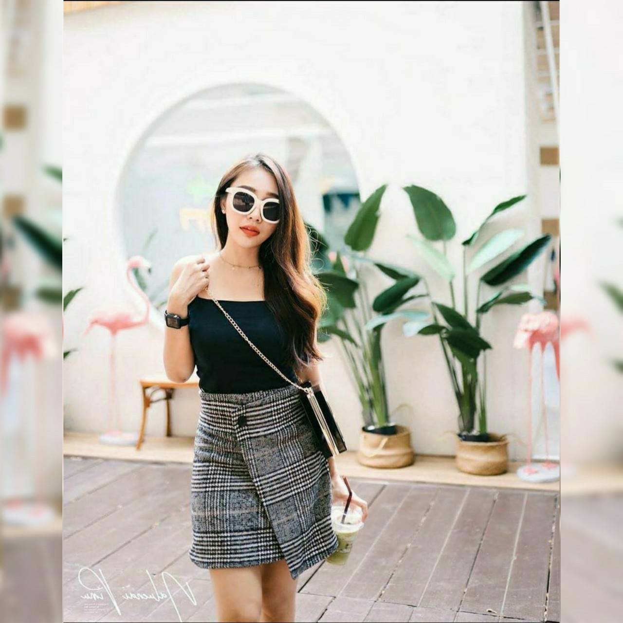 เสื้อกล้ามผ้ายืด นิ่ม