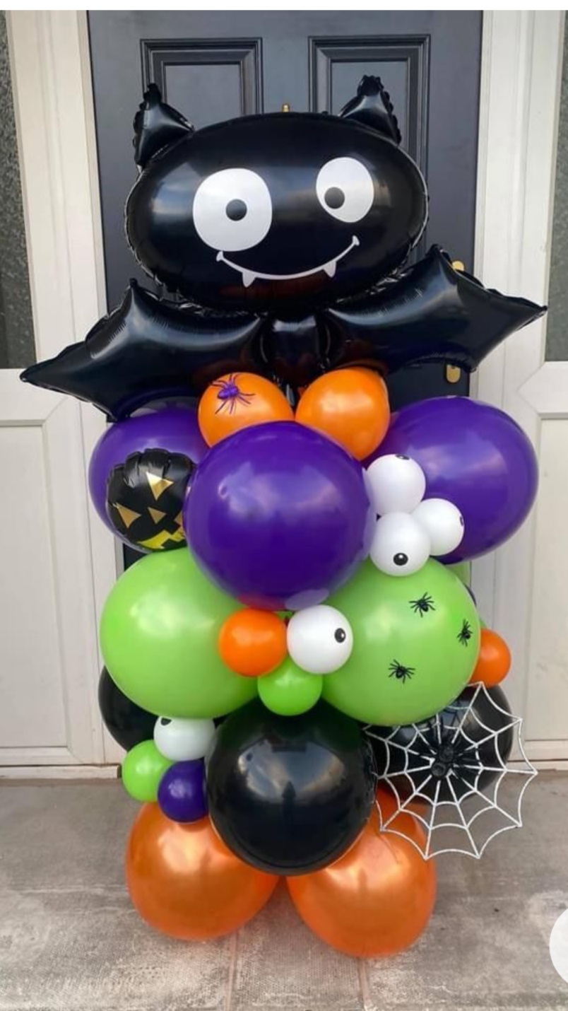 ลูกโป่งค้างคาวฮาโลวีน แบบตั้งพื้น 4 ชั้น Halloween Balloons