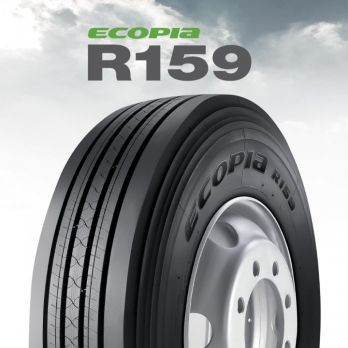 ยางรถบรรทุกเรเดียลTBR ยี่ห้อ BRIDGESTONE รุ่น R159 ขนาด 295/80R22.5 ,11R22.5
