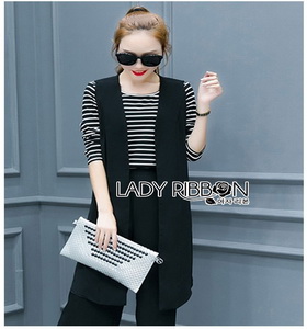 Lady Ribbon Lady Melissa Minimal Chic Black & White