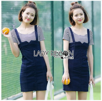 T-Shirt with Overall Dress
