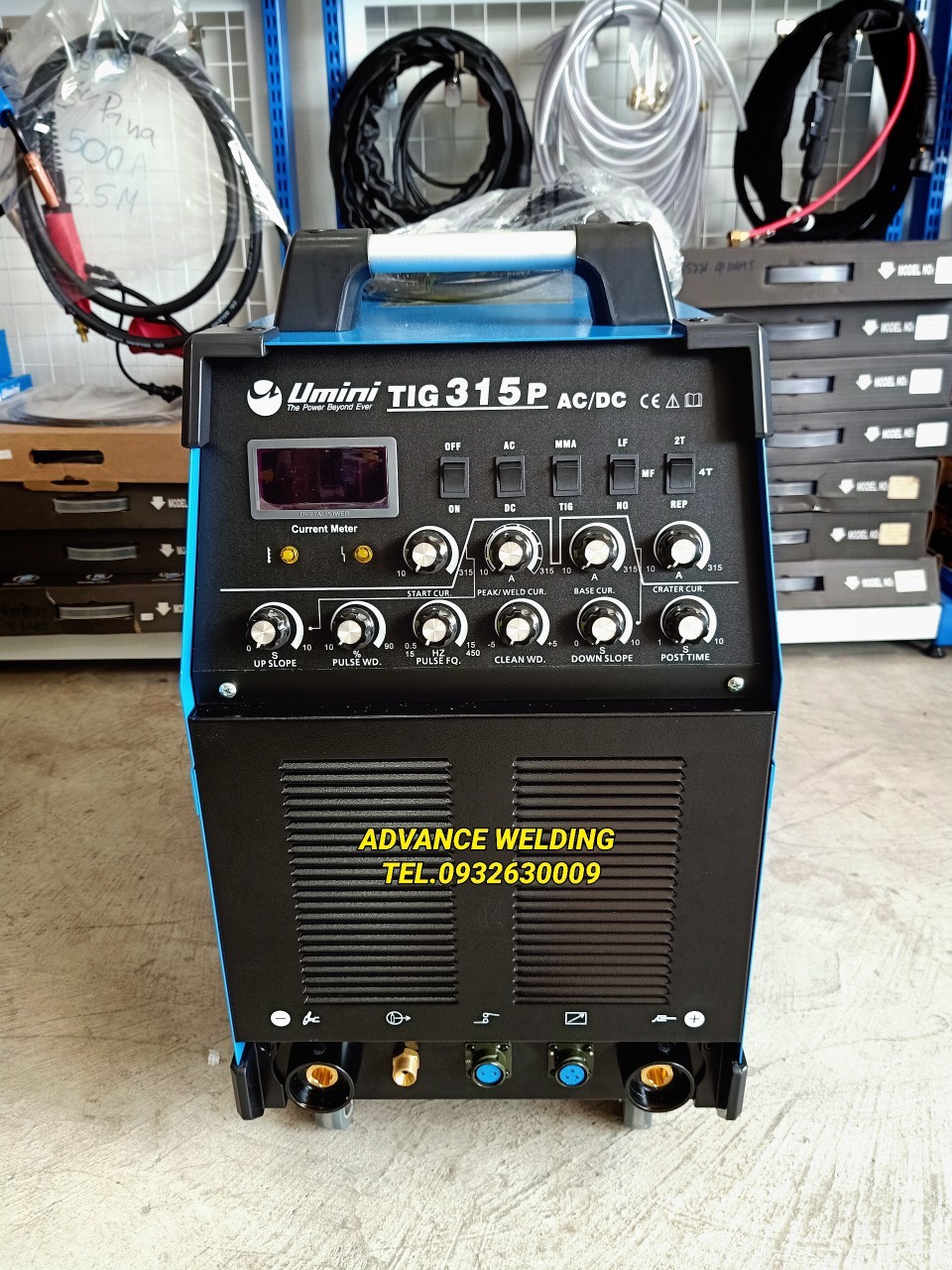 เครื่องเชื่อมอลูมิเนียม315อแมป์ UMINIรุ่นTIG315PACDC