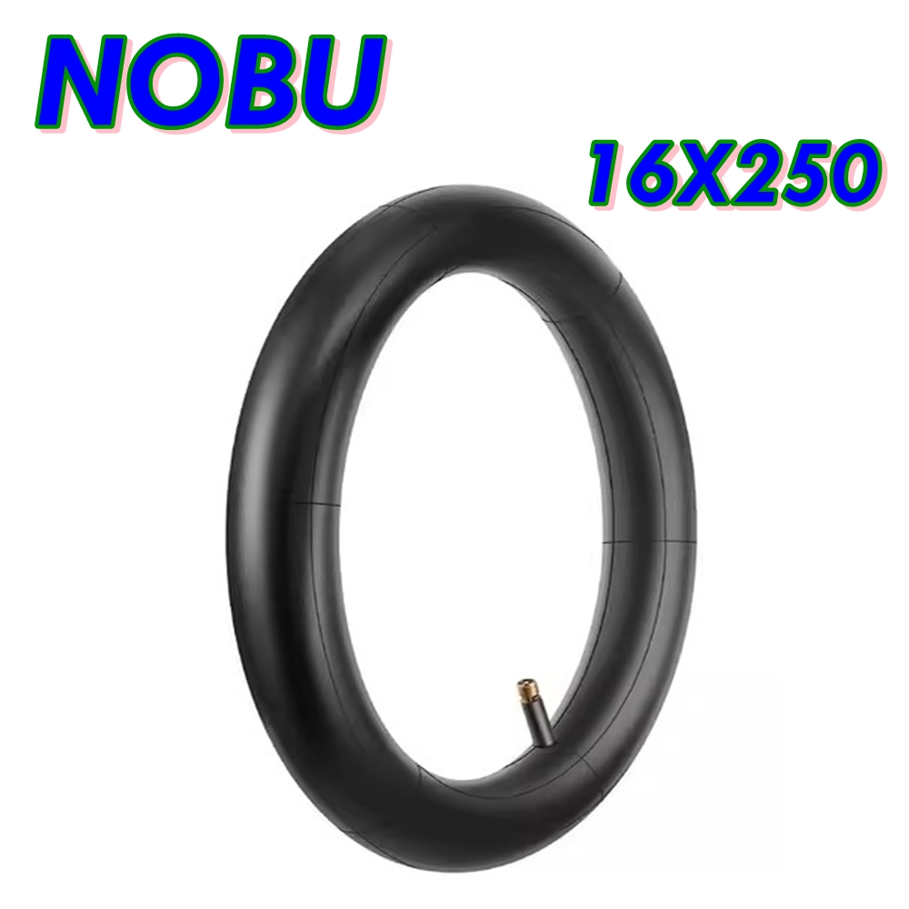 ยางใน ขนาด 16x250 ชนิดจุ๊บตรง ยี่ห้อ NOBU