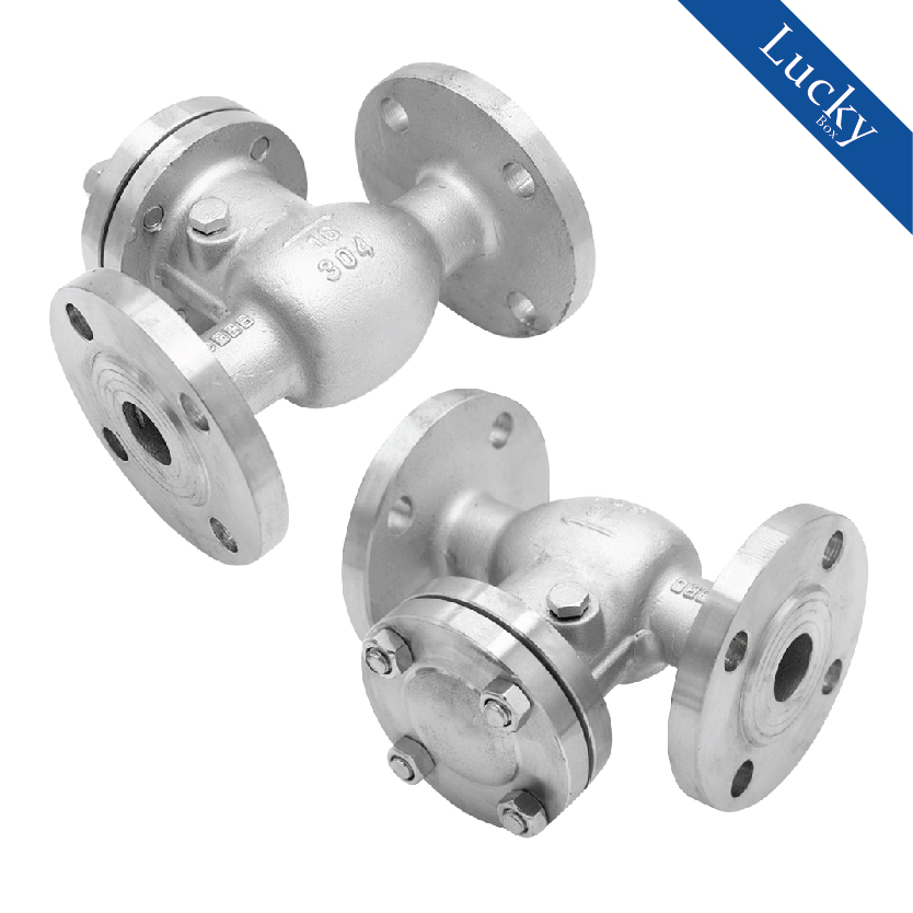 เช็ควาล์ว (Check Valve) เช็ควาล์วสแตนเลส แบบหน้าแปลน ขนาด 4 นิ้ว