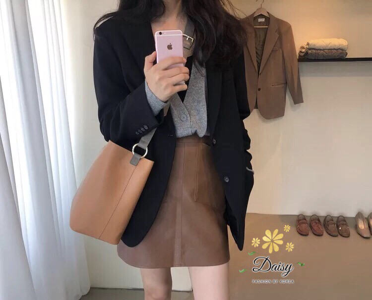เสื้อสูทแขนยาว ผ้าจอเจียร์เนื้อนิ่ม