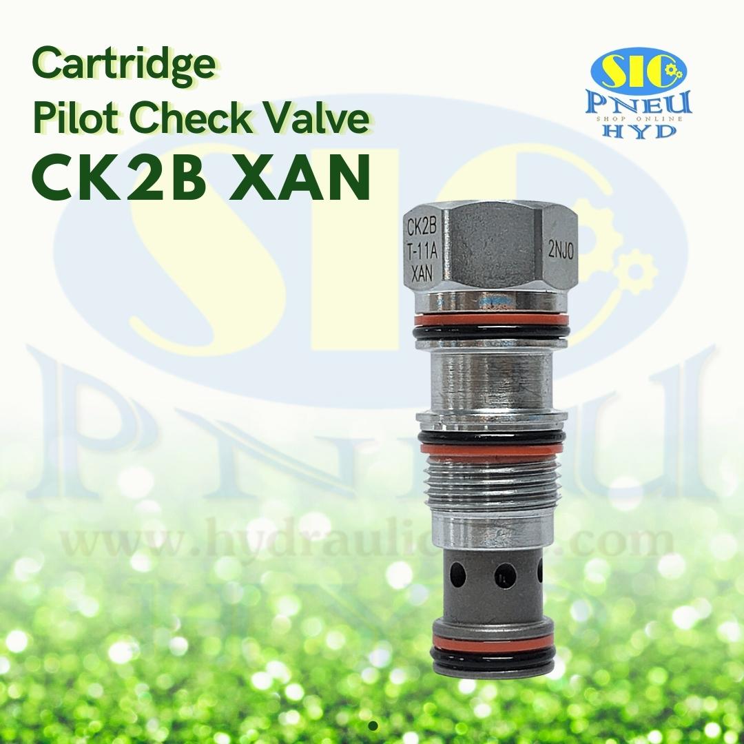 CK2B-T11A-XAN Cartridge Pilot Check Valve เทียบ SUN Hydraulic รุ่น CKCB-XAN