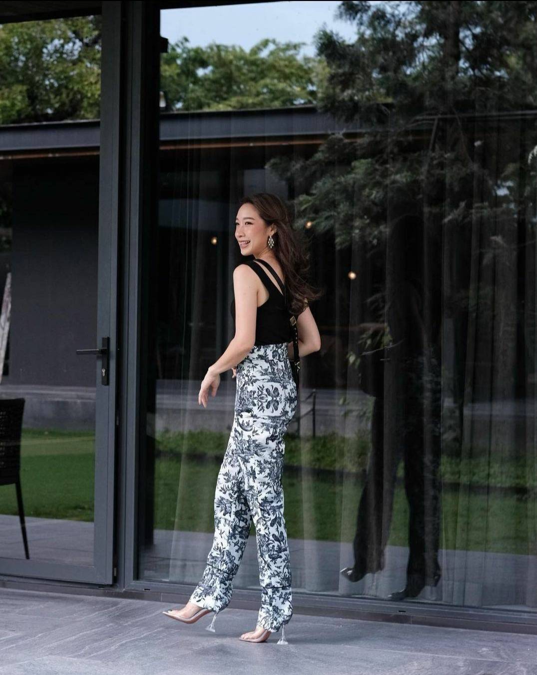 เสื้อยืดผ้าหนานุ่มใส่สบาย กางเกงทรงสวย