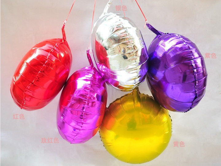 ลูกโป่งฟรอยทรงกลมสีชมพู Round Shape Foil Balloon Pink Color