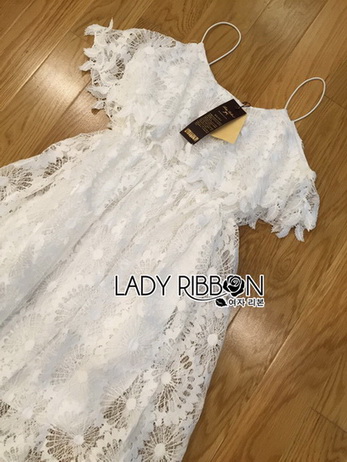 Summer Off-Shoulder White Lace Dress