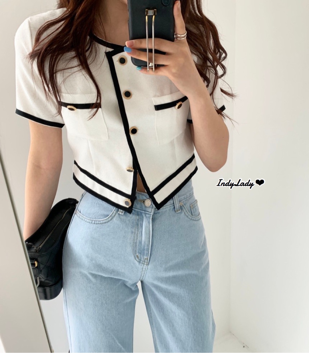 เสื้อ แขนสั้น กระดุมหน้า