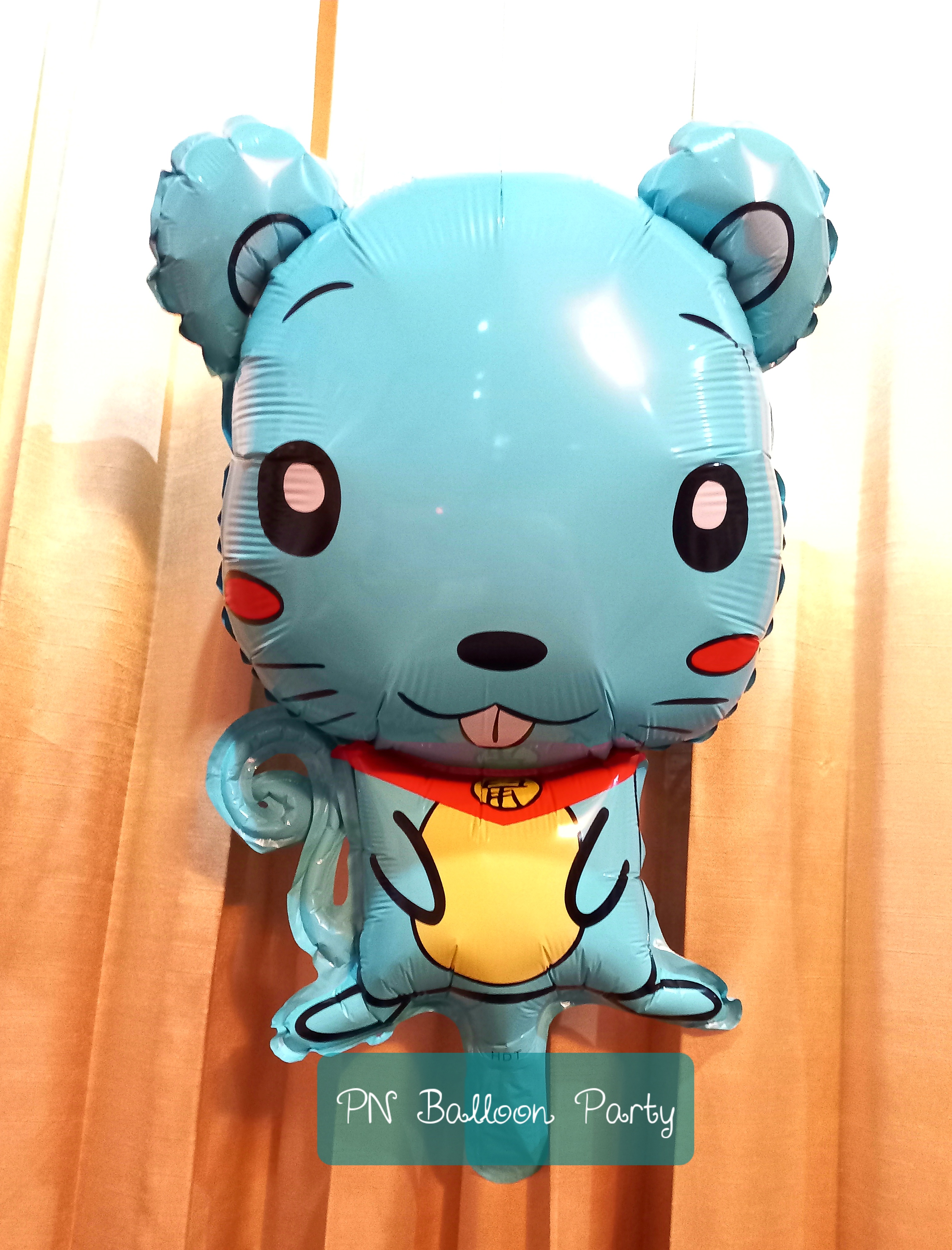 ลูกโป่งหนูสีฟ้า blue mouse Balloons