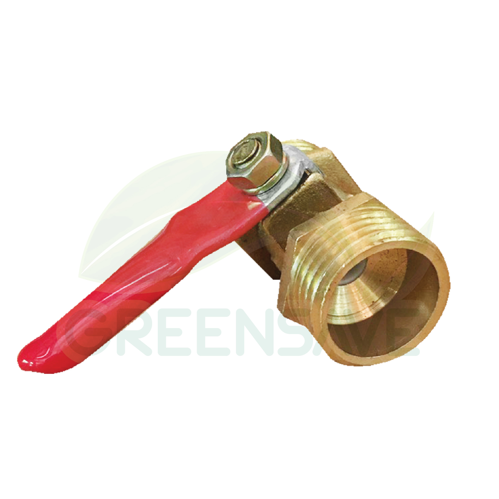 มินิบอลวาล์ว ทองเหลือง เกลียวนอก 1/2 (4หุน)