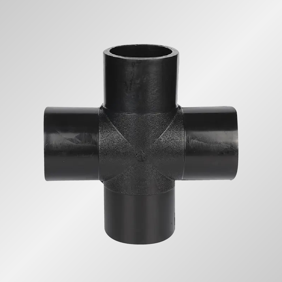 ข้อต่อ HDPE EF สี่ทาง แบบเชื่อมไฟฟ้า Electro Fusion