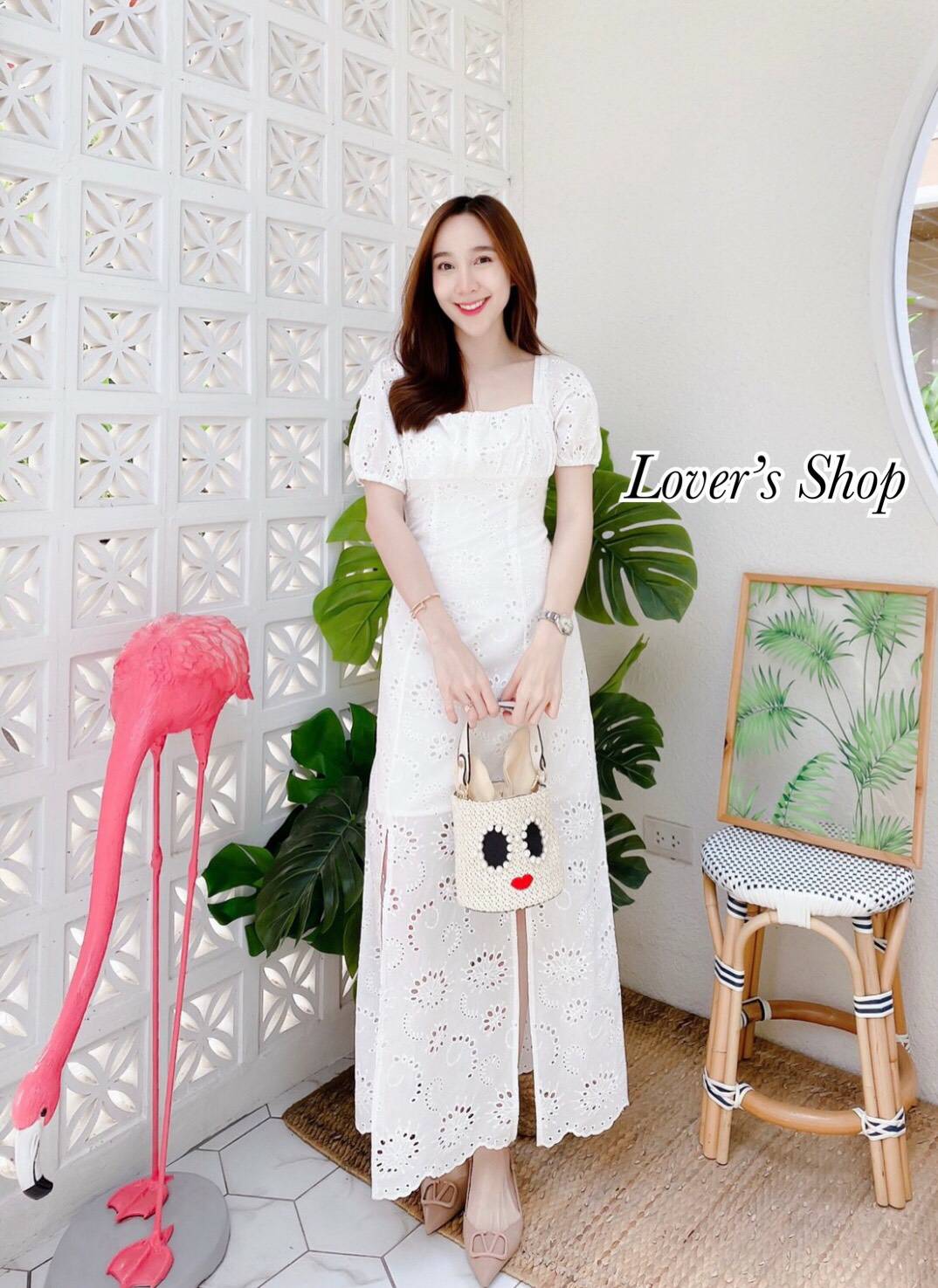 ผ้าลูกไม้เนื้อดีใส่ไปงานบุญ