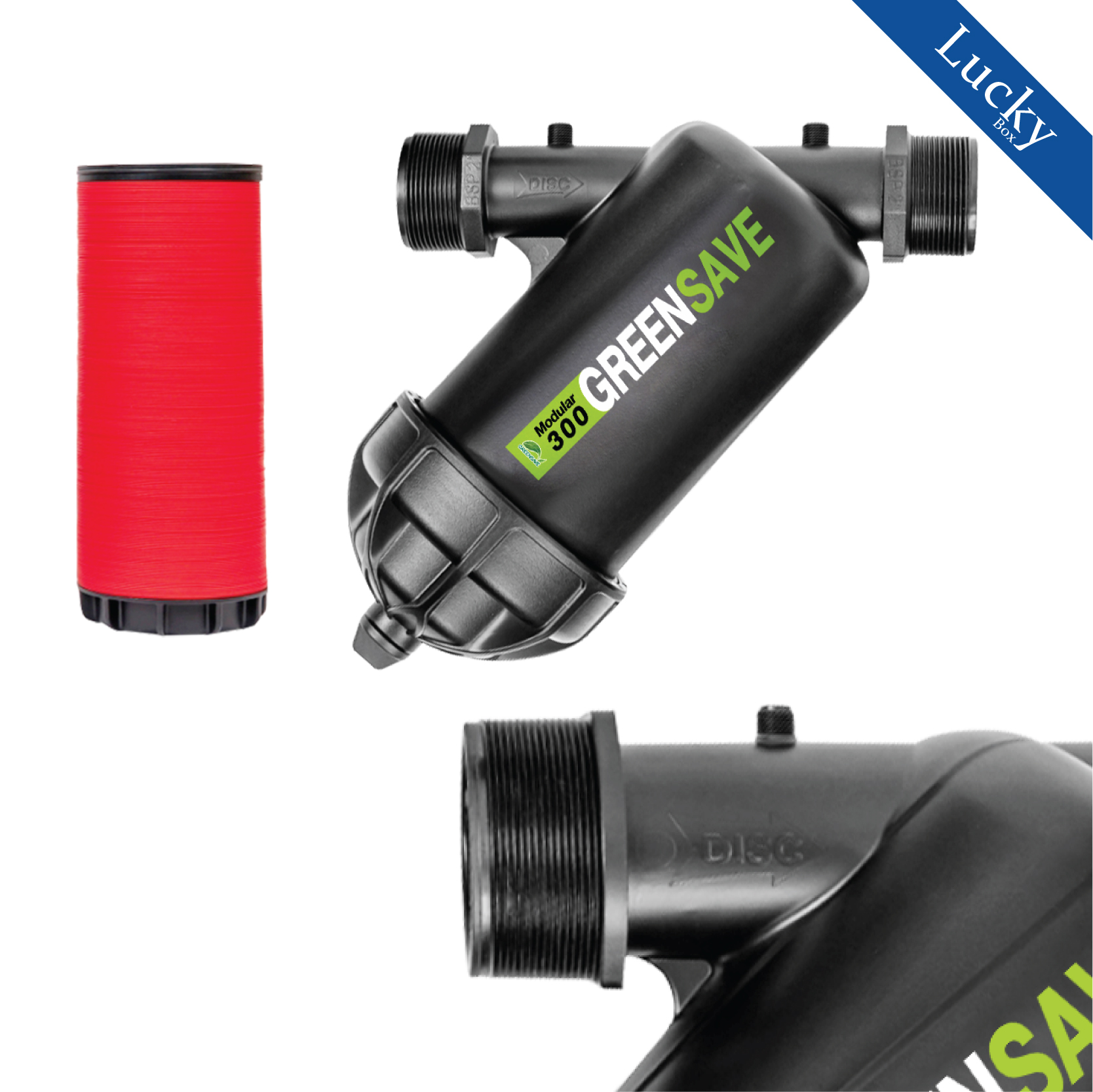 กรองน้ำเกษตรชนิดดิสก์ ขนาด 2 นิ้ว แรงดันสูงสุด 8 บาร์