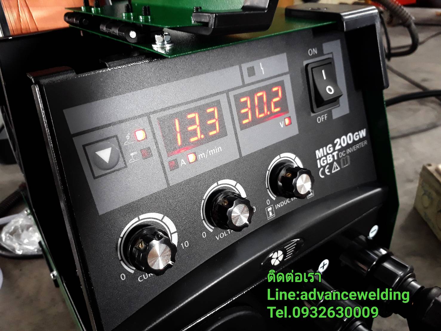 เครื่องเชื่อมซีโอทู HITRONICรุ่นMIG200GW