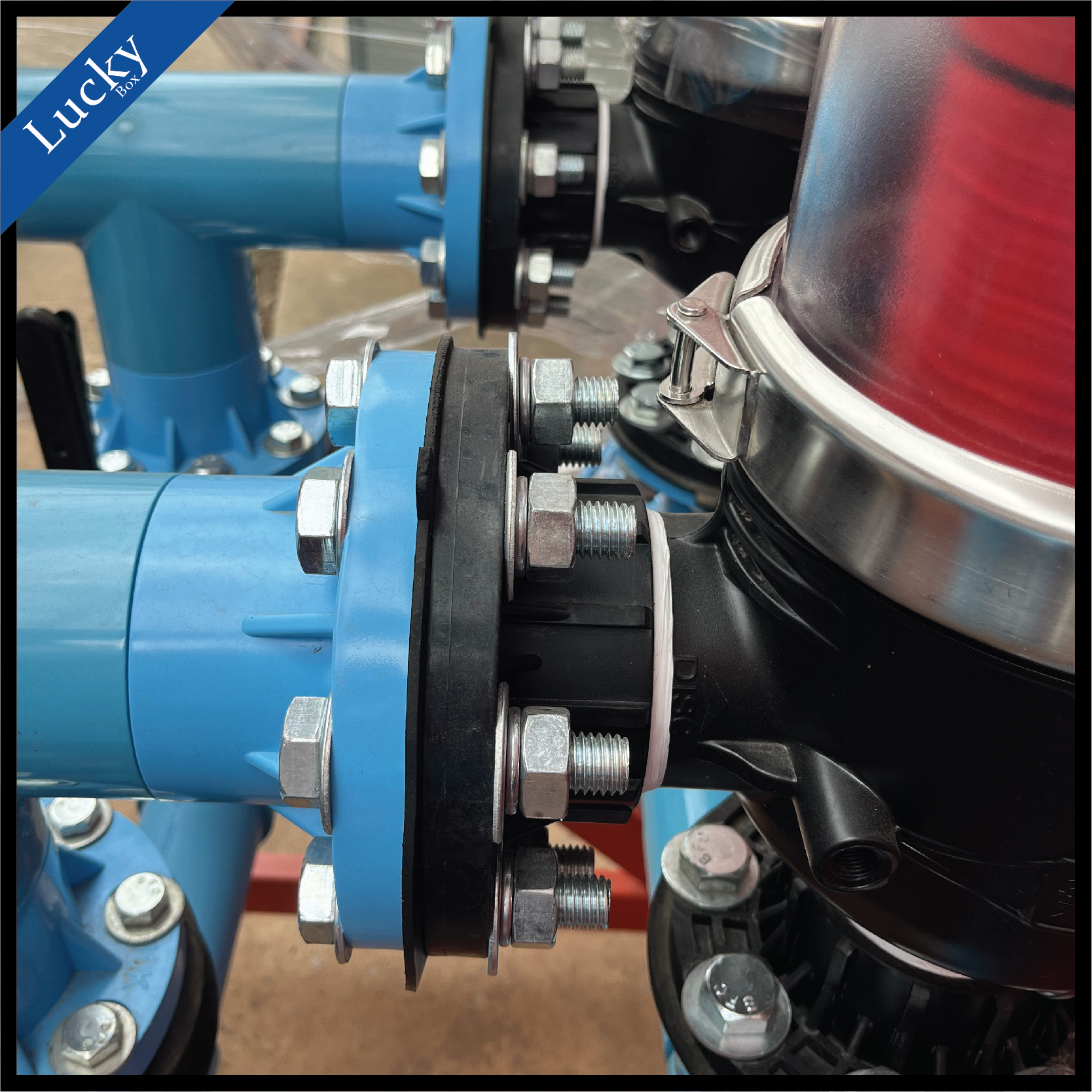 หน้าแปลนเกลียวใน ขนาด 3 นิ้ว หน้าแปลน HDPE