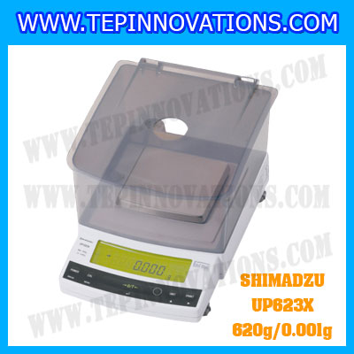 เครื่องชั่งดิจิตอล ทศนิยม 3 ตำแหน่ง รุ่น UP623X 620gx0.001g เครื่องชั่งละเอียดสูง620g เครื่องชั่งน้ำหนัก620g ตาชั่ง620กรัม พิกัดน้ำหนัก 620g ความละเอียด 0.001g ยี่ห้อ SHIMADZU รุ่น UP623X