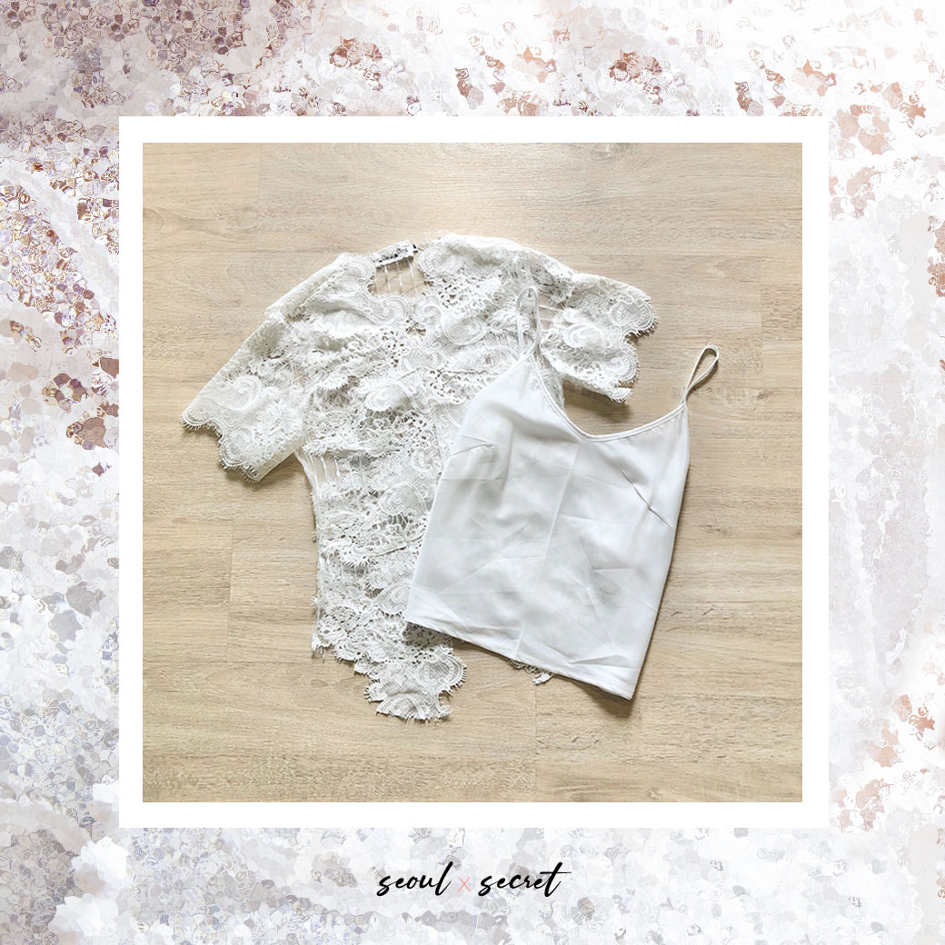 เสื้อเนื้อผ้าทอลายลูกไม้ฉลุลาย