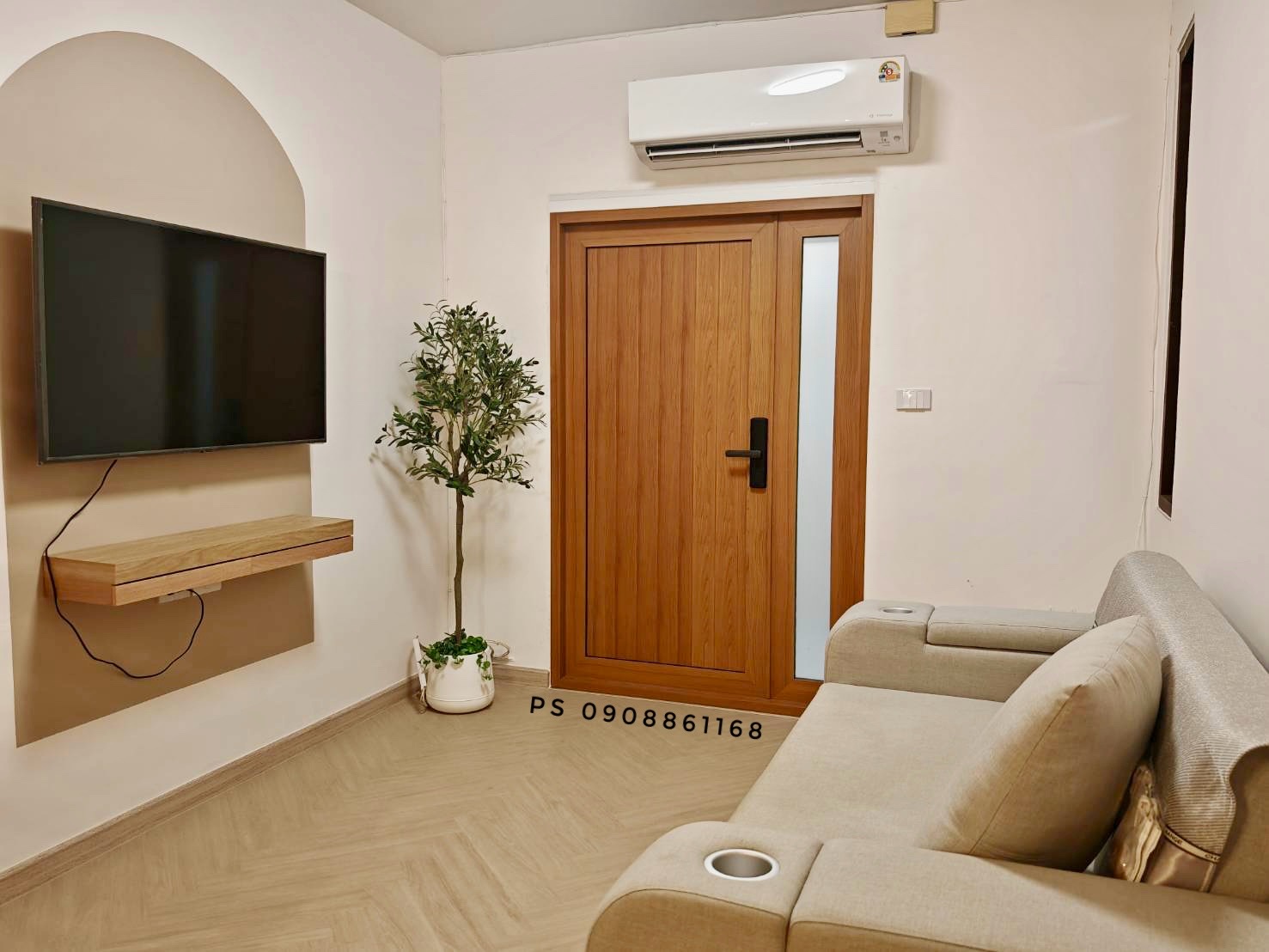 ประตูหน้าบ้านบานเปิดบานแม่ลูกอลูมิเนียมลายไม้สักทอง สวยงาม แข็งแรง ทนทาน ทนแดด ทนฝน กันน้ำ กันแมลง