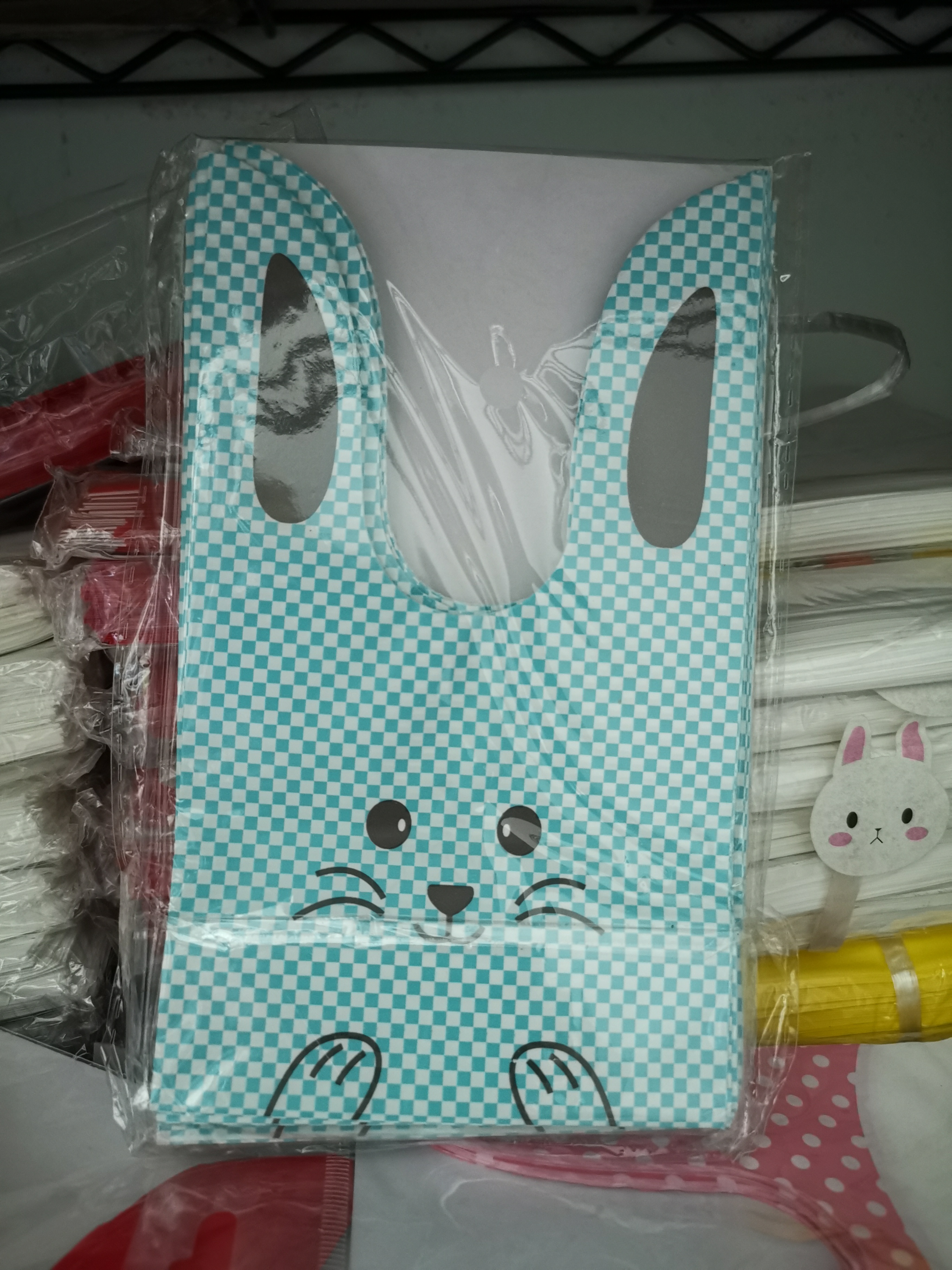 ✅🇹🇭 2/3 ถุงหูกระต่าย เล็ก 9.5cm. 48-50ใบ/แพ็ค ถุงพลาสติก พิมพ์ลาย ถุงคุ๊กกี้ ของชำร่วย j12 เจริญ12