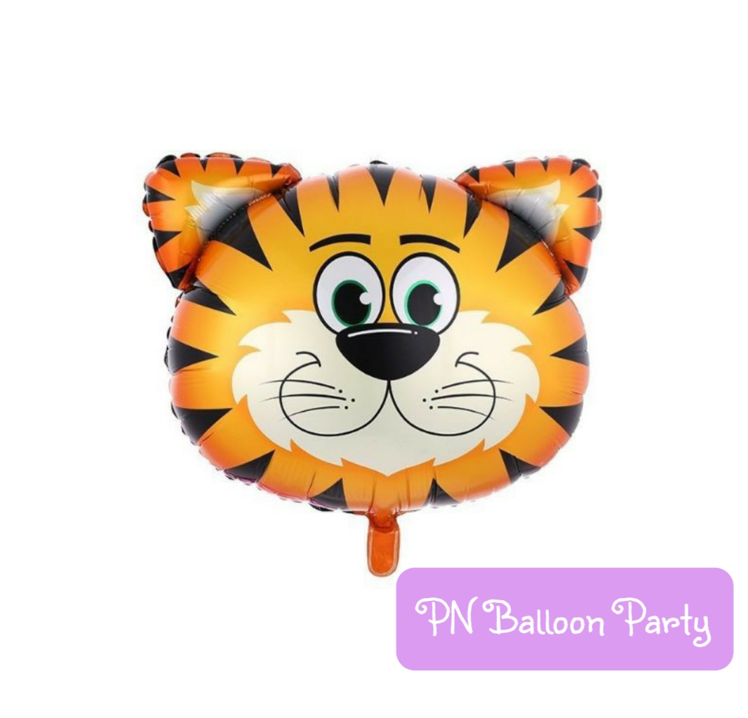 ลูกโป่งหัวเสือ Tiger ANIMAL Balloons