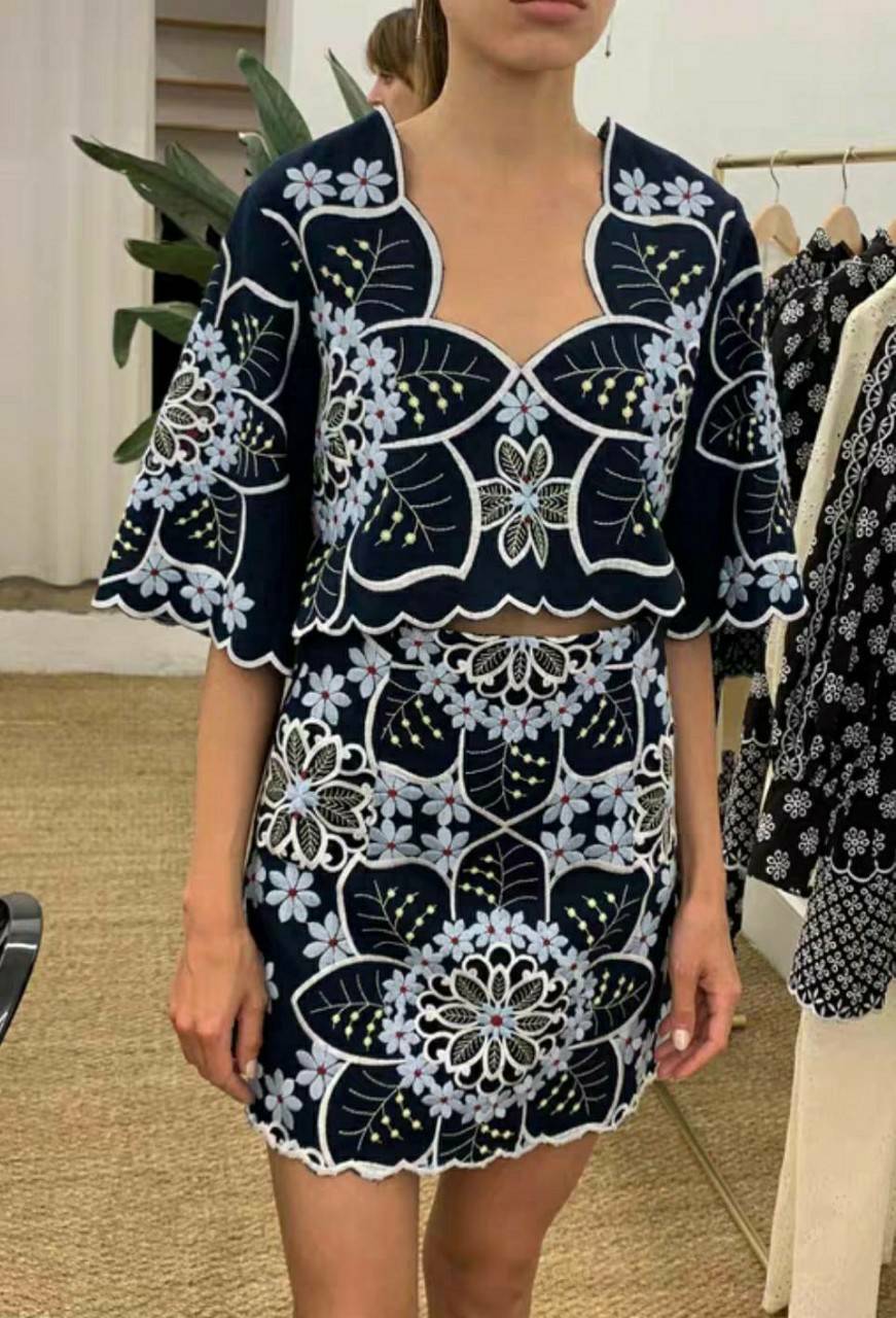 เซทงานปักทั้งชุด