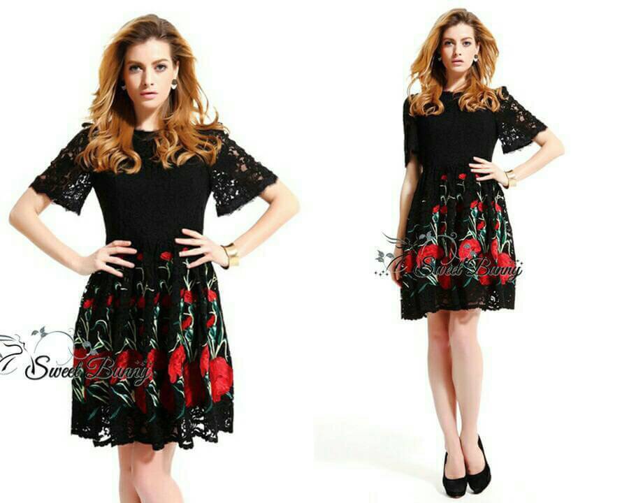 Lady Ribbon Online SW01090616 Sweet Bunny Present... D&G lace dress