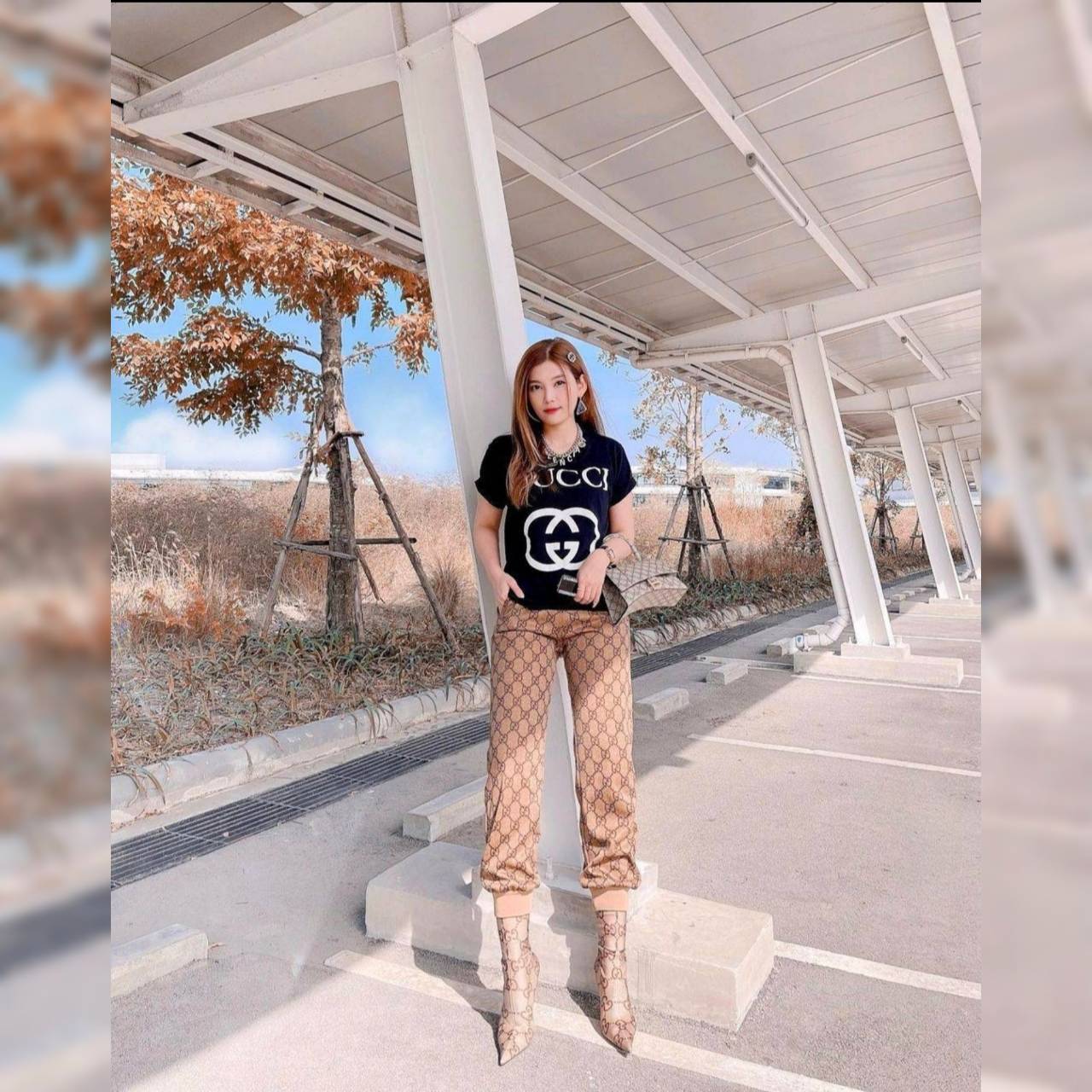 เสื้อผ้ายืด หนานุ่มเด้ง กางเกงวอร์ม