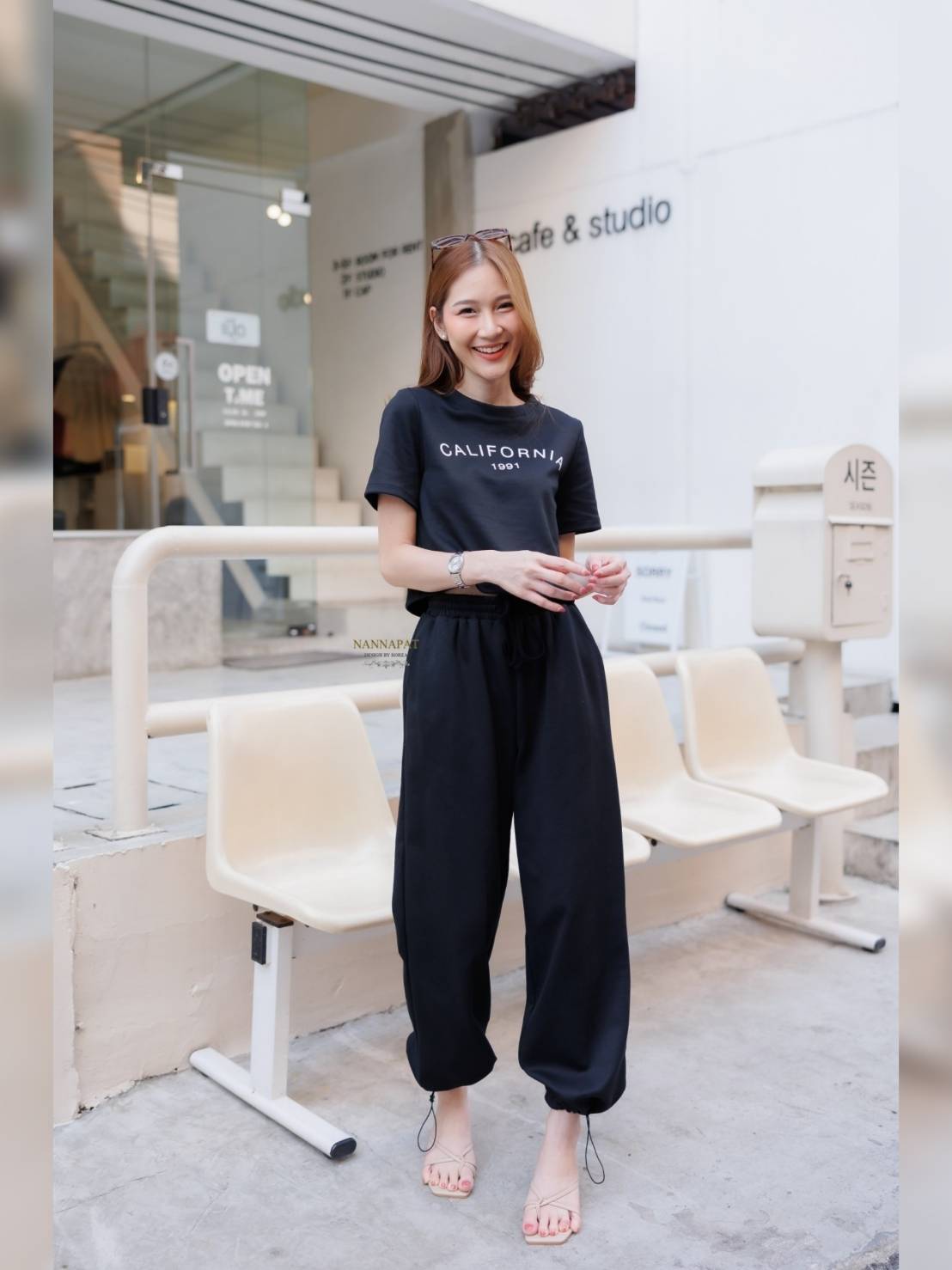 เสื้อใส่เอวไม่ลอน กางเกงเอวสม็อค