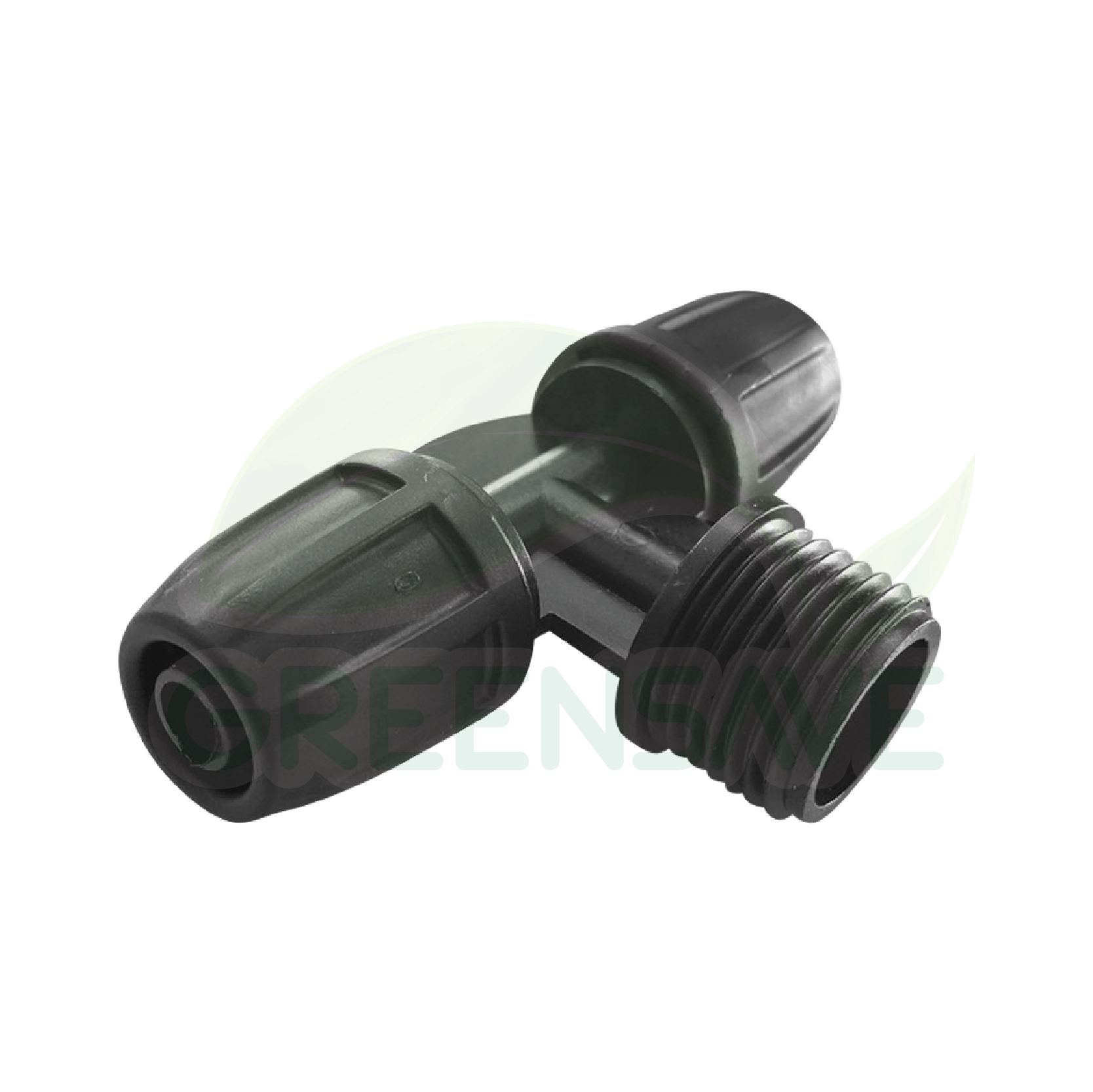 ข้อต่อสายไมโคร พร้อมตัวล็อคสาย 8/12 mm สองทาง เกลียวนอก 4 หุน (แพ็ค 20 ชิ้น)