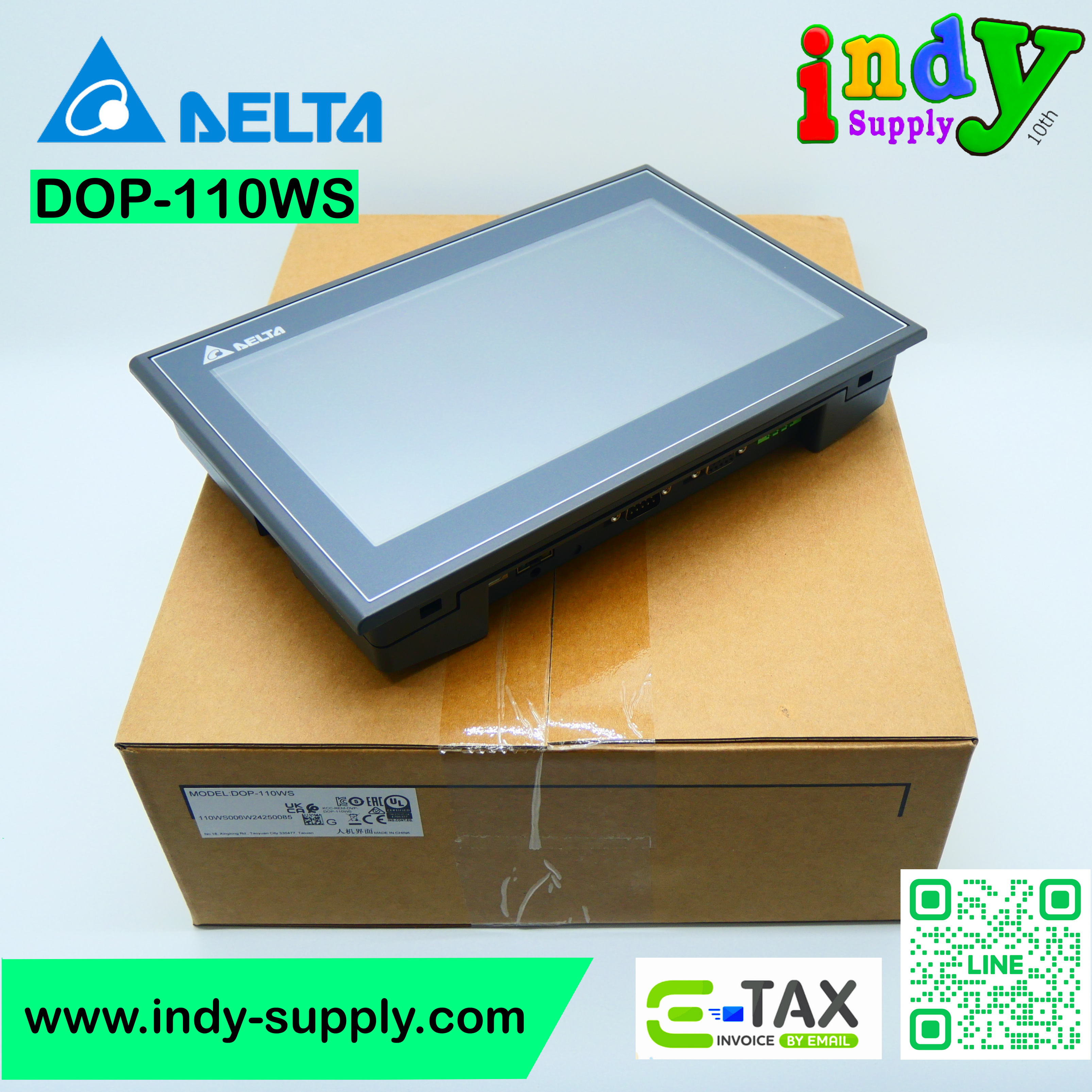DELTA DOP-110WS HMI 10.1" (Ethernet)
