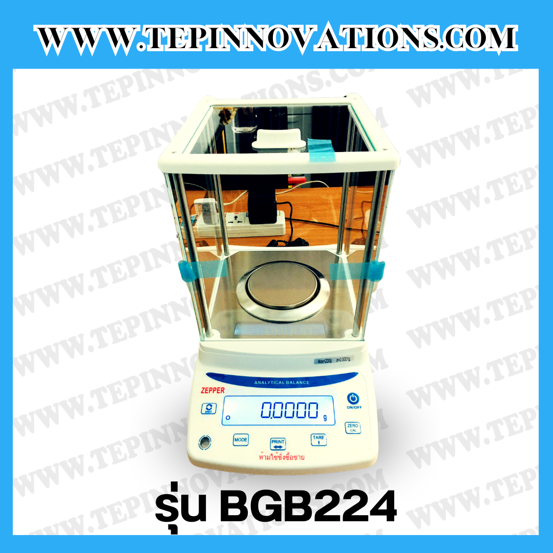 เครื่องชั่งดิจิตอลทศนิยม 4 ตำแหน่ง พิกัด 220g x 0.0001g เครื่องชั่ง220กรัม เครื่องชั่งน้ำหนัก220g เครื่องชั่งละเอียดสูง220กรัม ตาชั่ง220g รุ่น BGB224