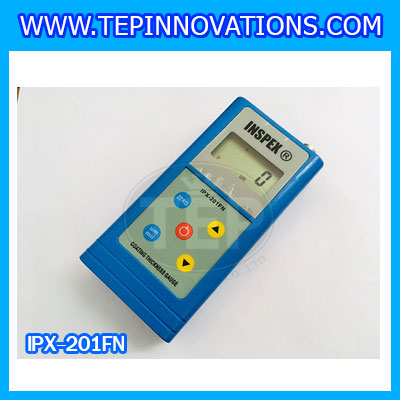 เครื่องมือวัดความหนาสีและงานชุบผิว INSPEX รุ่น IPX-201FN ประเภทหัววัดภายนอก เครื่องวัดความหนาผิวเคลือบ วัดความหนางานชุบ วัดความหนาสี วัดความหนาโครเมียม ชุบซิงก์ อุปกรณ์วัดความหนา