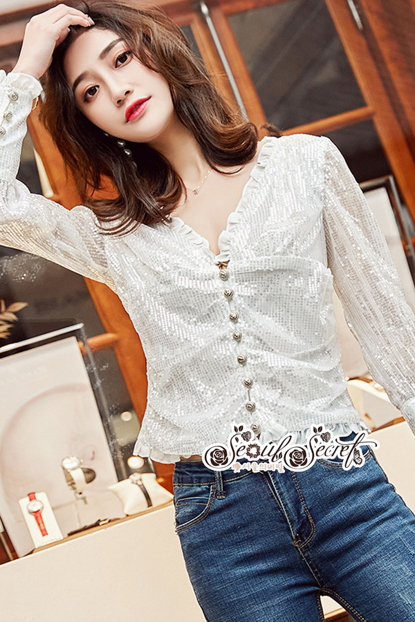 เสื้อเชิ้ทสไตล์เกาหลี ลุคสาวแฟชั่นนิสตร้า