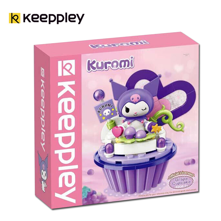 (สินค้าลิขสิทธิ์แท้) ชุดตัวต่อการ์ตูน Kuromi x Keeppley