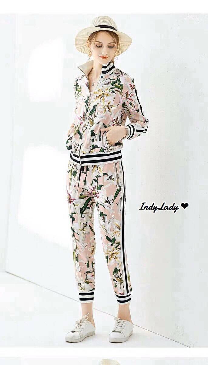 เสื้อ+กางเกง ตัวเสื้อJacket แขนยาว