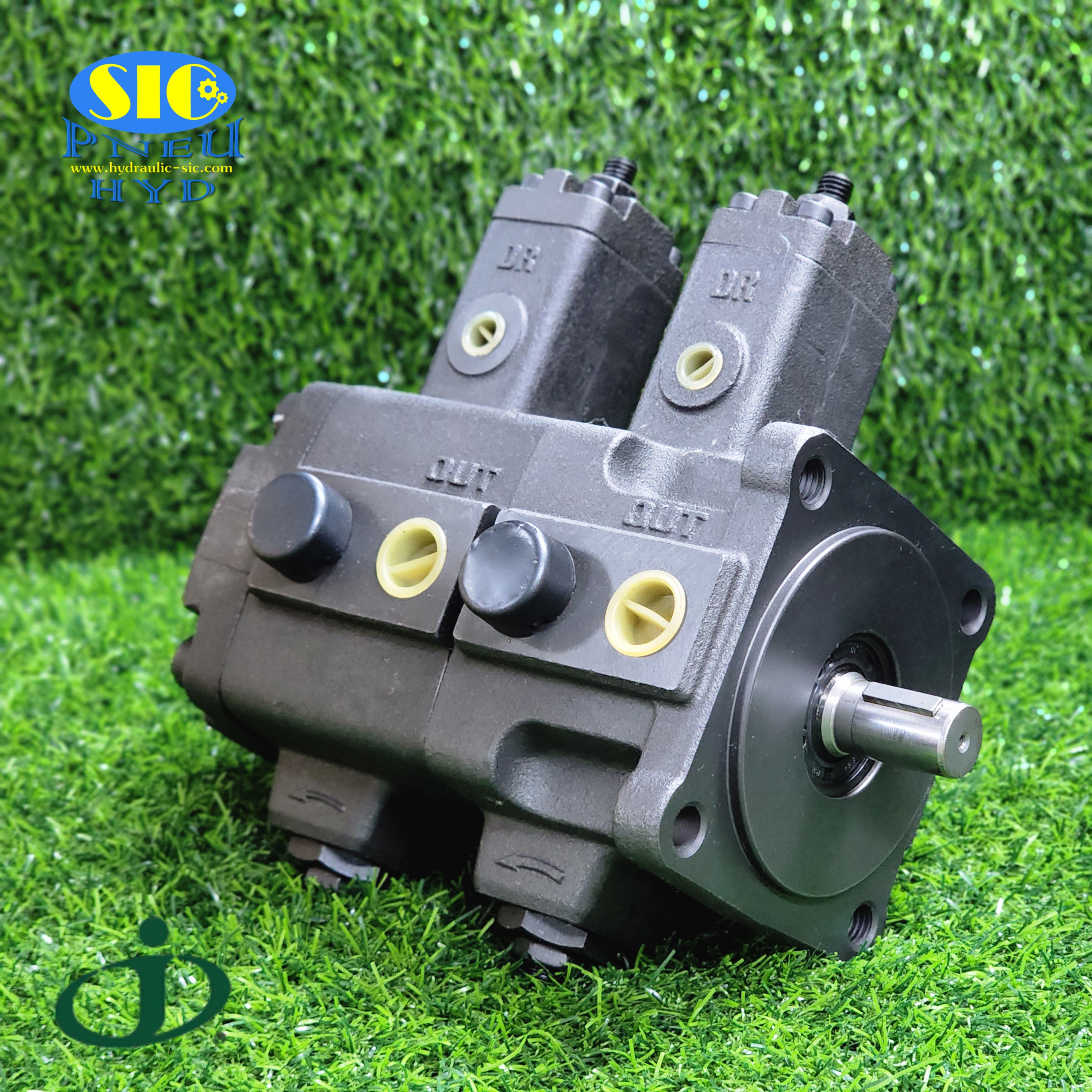 VP-DF1515,2020,3030,4040-D : Double Variable Vane Pump , ปั้มไฮดรอลิค2ตอนแบบใบพัด ปรับค่าได้ JUNTAI
