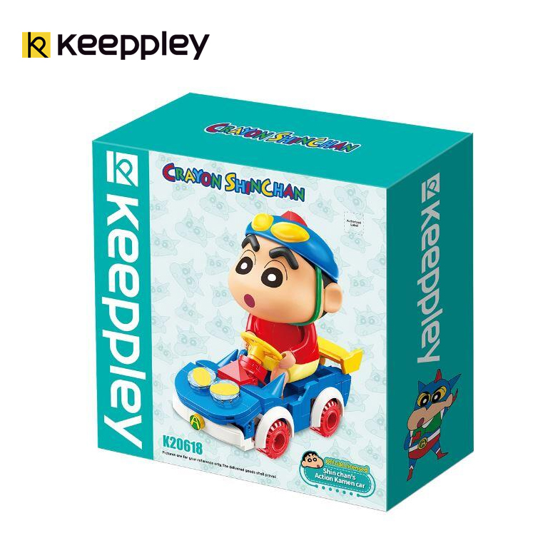 (สินค้าลิขสิทธิ์แท้) ชุดตัวต่อการ์ตูน ชินจังจอมแก่น x Keeppley