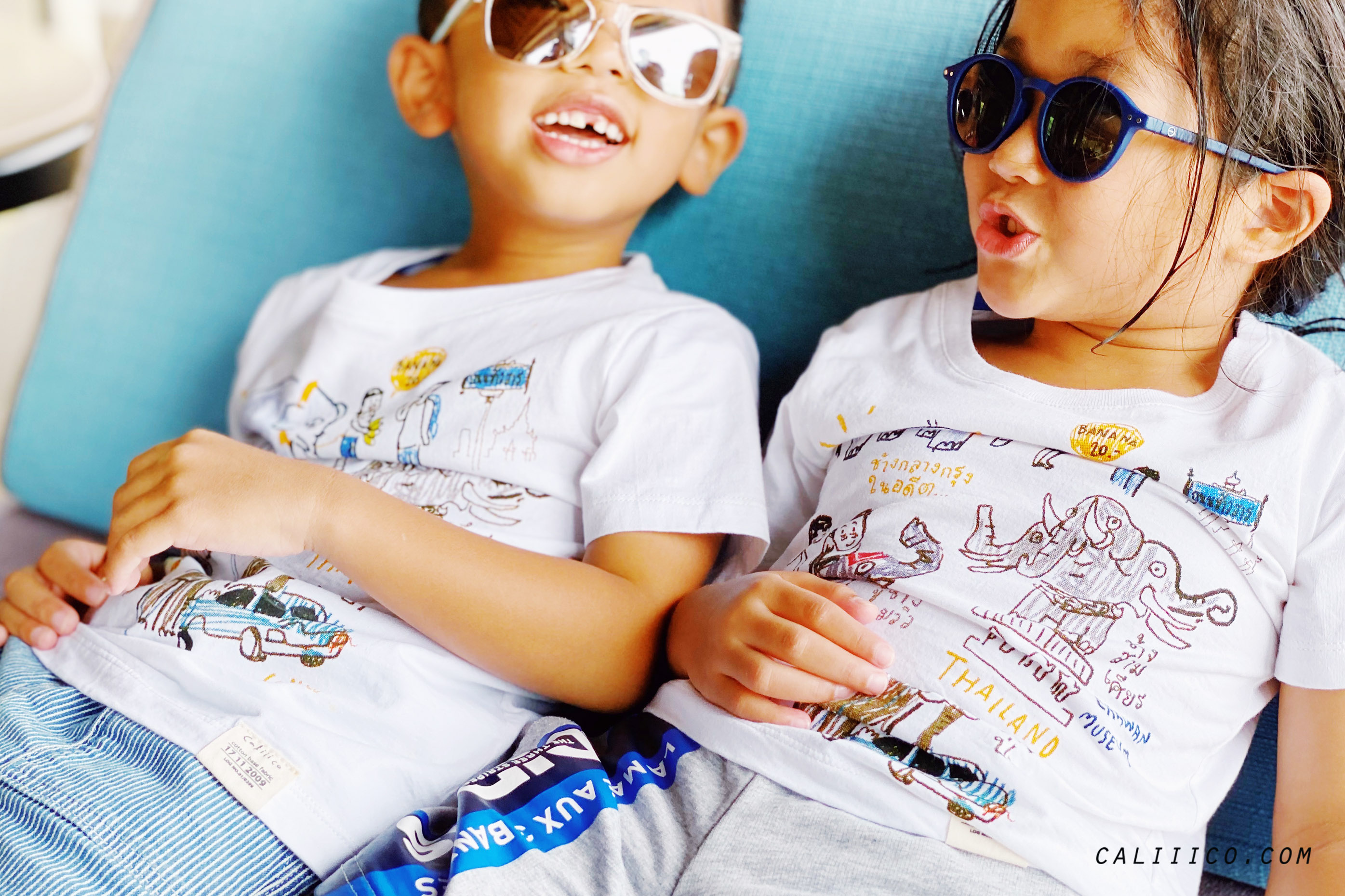 เสื้อยืดเด็กลายช้างไทย Kids T Shirt Thai elelphant