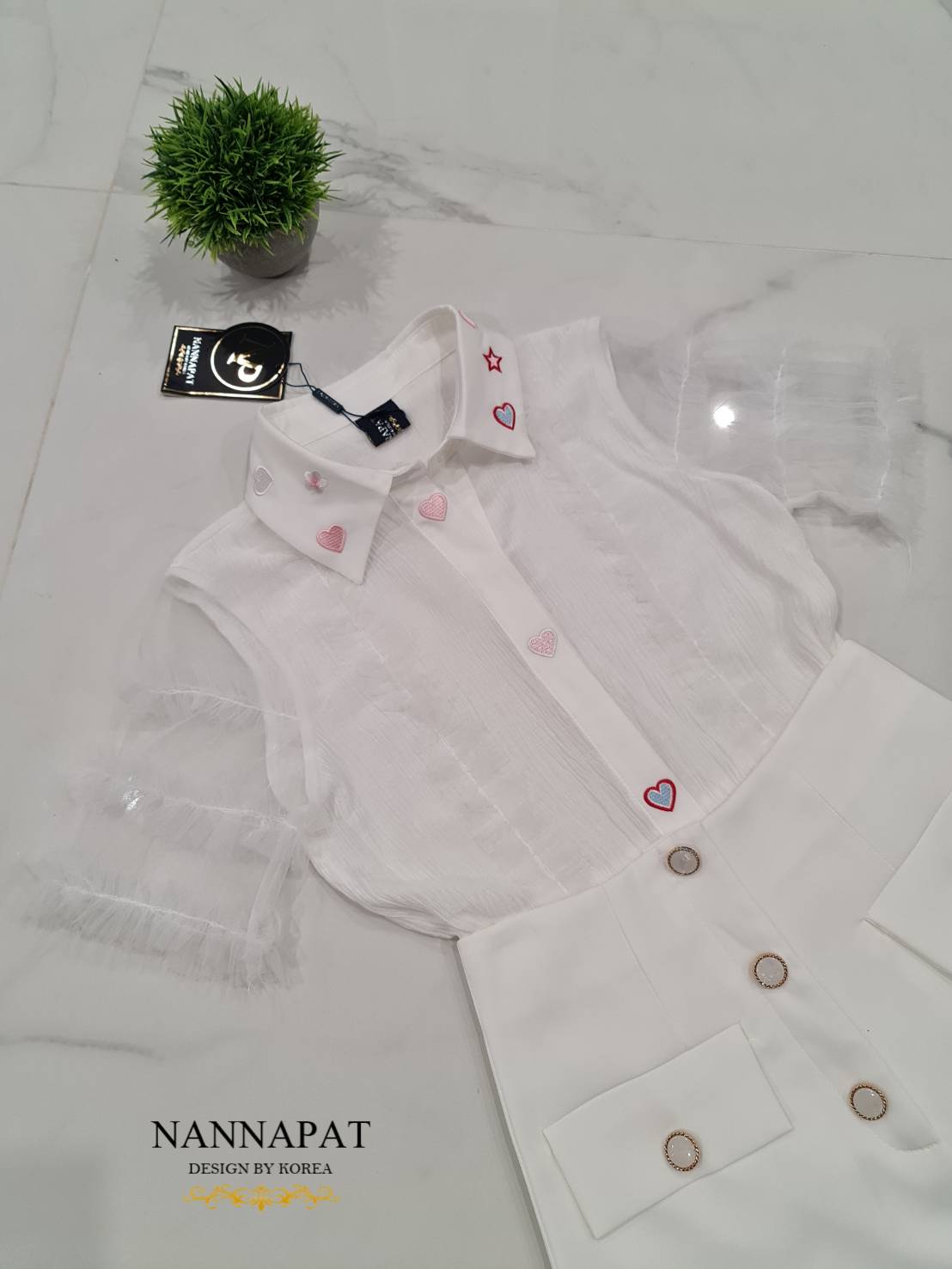 เสื้อกระดุมหน้า ผ้านุ่มมากใส่สบาย